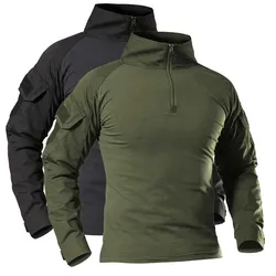 Camisa táctica camouflage militar Airsoft – Ripstop cotton