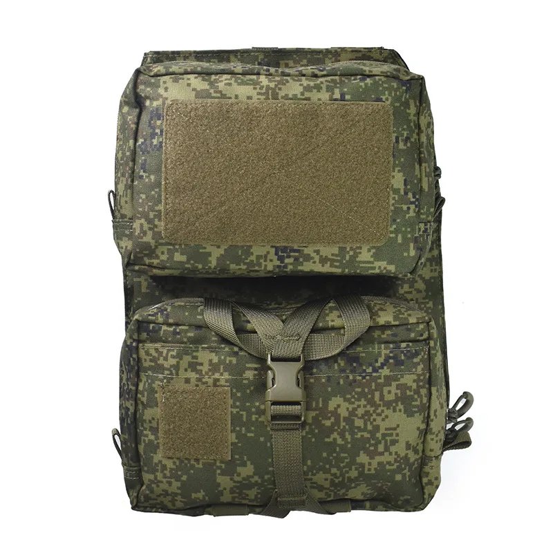 Paquete de hidratación de panel trasero táctico ligero MOLLE ruso EMR resistente al agua PA6 de nailon para exteriores (3L)
