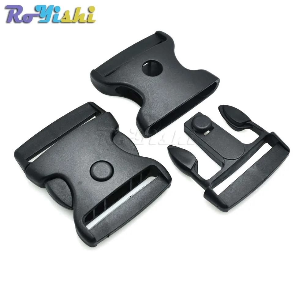 Hebillas de liberación lateral de plástico de 2 ", hebillas seguras centrales, cinturón para exteriores, correas para mochila, correas, piezas para bolsa de 51mm - imagen 4