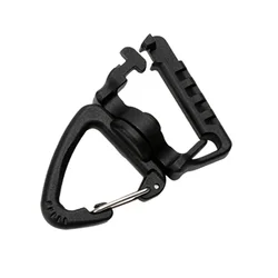 Hebilla de sujetadores de repuesto y liberación rápida con gancho triangular QA de seguridad con ganchos giratorios