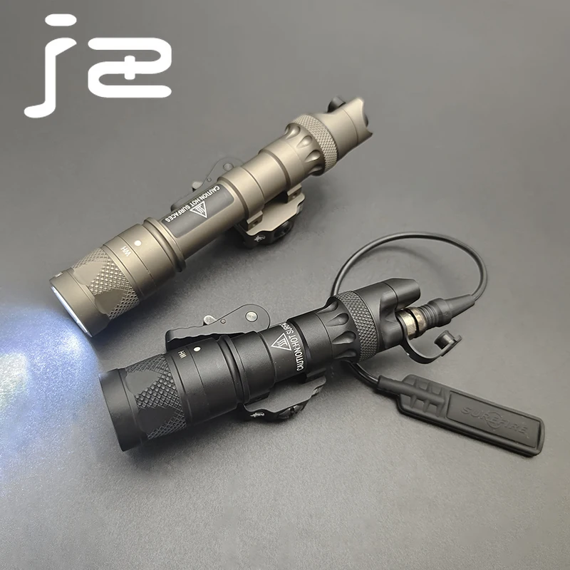 Luz exploradora táctica SF M323V M622V LED constante/estroboscópico con interruptor remoto y Base de liberación rápida foco de caza Airsoft - imagen 4