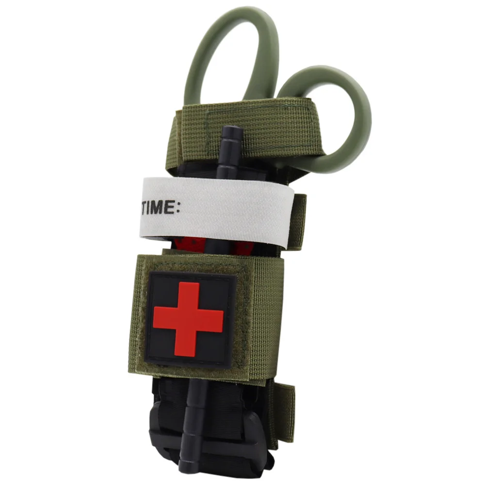 Kit de primeros auxilios de caza táctica VULPO, tijeras de torniquete Molle, soporte de bolsa, tijeras médicas de caza, equipo al aire libre - imagen 5