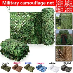 Red de camuflaje militar verde jungla para caza y jardín