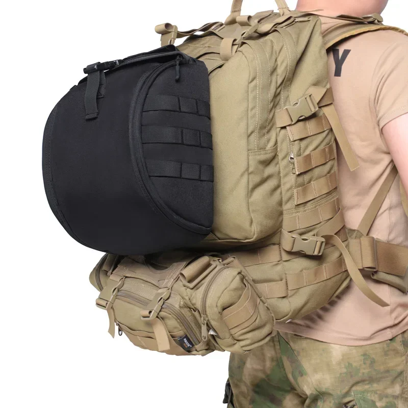 Paquete de bolsa para casco táctico, bolsa de transporte de almacenamiento Molle multiusos para deportes, caza, tiro, combate, casco rápido MICH Wendy - imagen 5