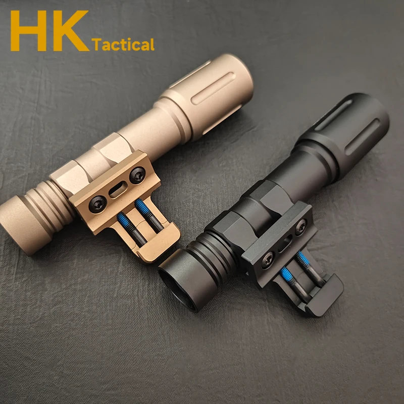 Soporte de riel lateral para luz de explorador, Base de montaje para linterna táctica SF M300 M600 M600C Weapo Light compatible con Mlok Keymod 20mm Picatinny - imagen 5