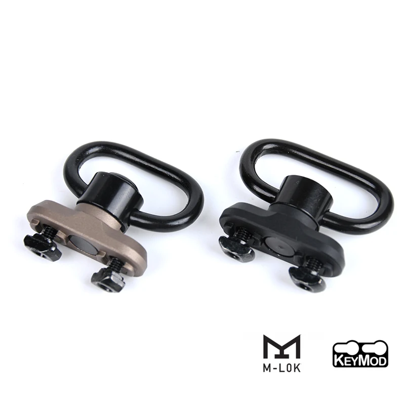 WADSN-Soporte táctico de Metal QD para M-LOK Keymod, accesorios de Base de montaje, hebilla de correa giratoria, botón de liberación rápida - imagen 3