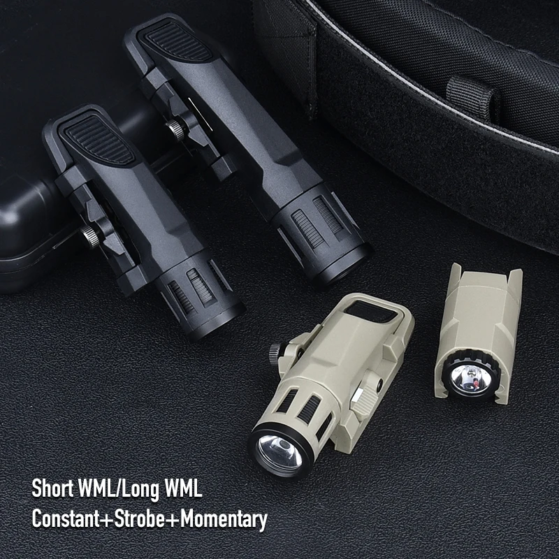 Minilinterna WML-X táctica, luz blanca estroboscópica, 3 modos, 20mm, riel Picatinny, Arma de caza, accesorios colgantes de explorador - imagen 4