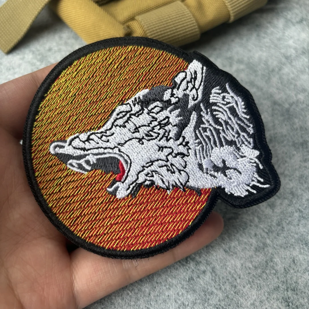 Parches tácticos bordados de LOLF, parche de gancho y bucle, brazalete del ejército, insignia de moral militar, mochila, pegatinas para ropa