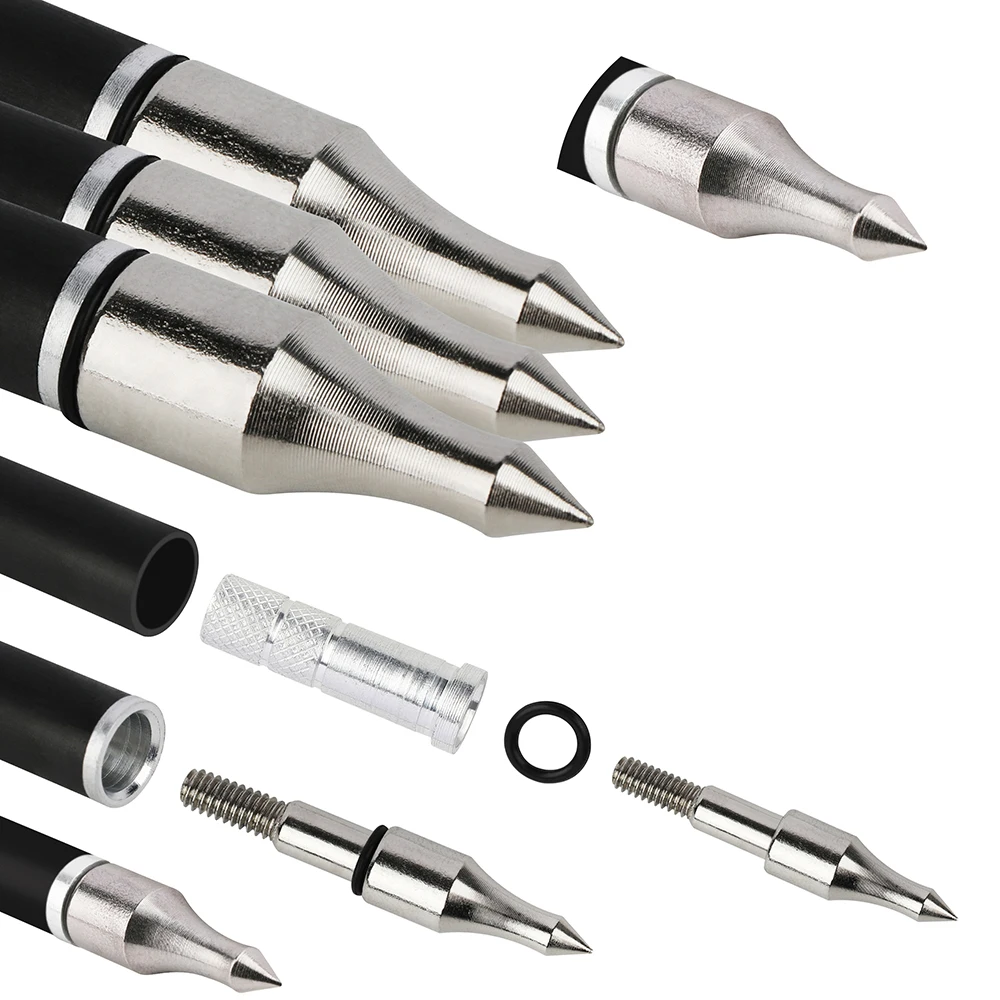 Tiro con arco flecha de carbono paletas de goma 31,5 pulgadas columna vertebral 500 eje de fibra de carbono mezclado 100 grano punta de flecha tiro con arco caza - imagen 5