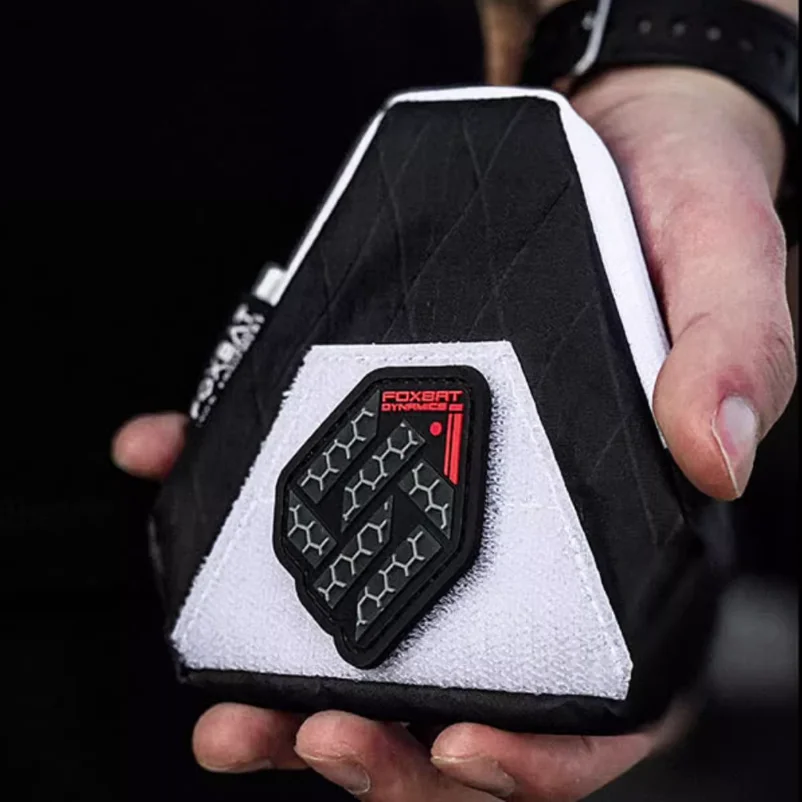 FOXBAT-Parche luminoso de PVC, brazalete táctico funcional, insignia a cuadros de panal para ropa, chaqueta, apliques, decoración - imagen 2