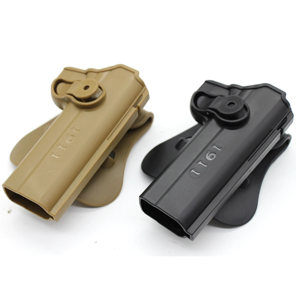Funda para pistola táctica G 17/M9/PX4/1911, funda para pistola derecha de caza, bolsa doble para revistas, funda para pistola con rotación de 360 grados - imagen 4