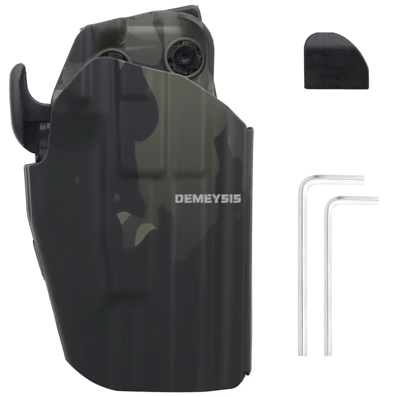 Funda táctica para pistola derecha izquierda, soporte para pistolas Airsoft para tiro, caza, GLOCK 17 20 21 22 31 37 SIG P225 TAURUS PT840 PT845 - imagen 3