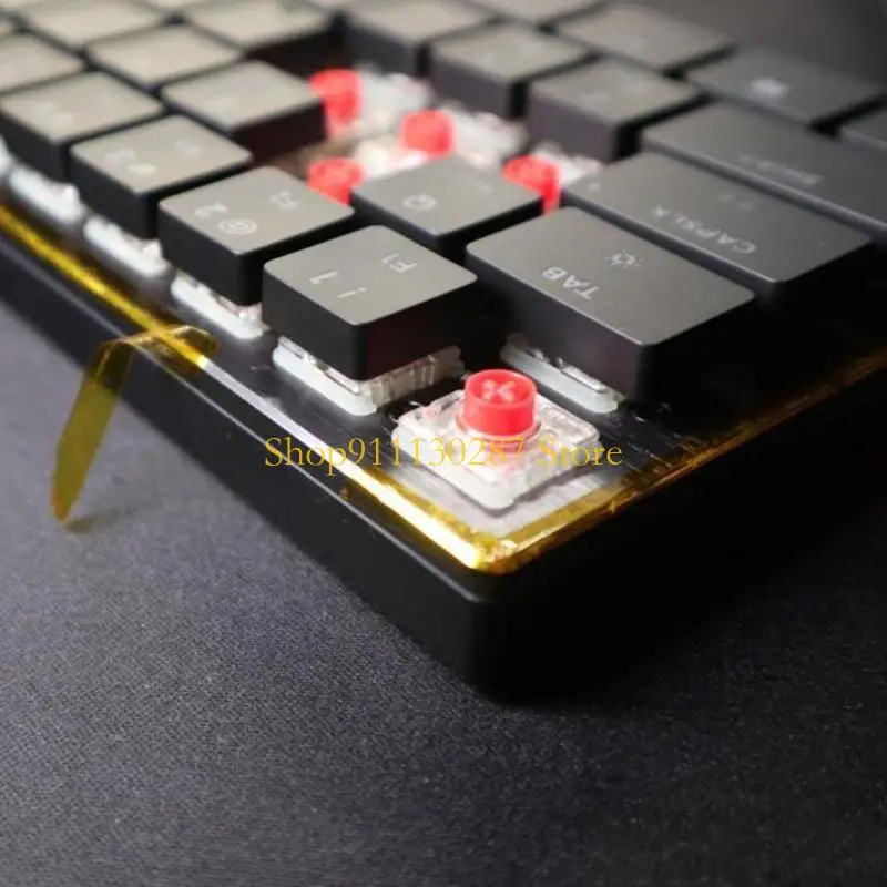 J1HC 체리 MX 로우 프로파일 RGB 스위치 레드/실버 기계식 키보드 선형 스위치