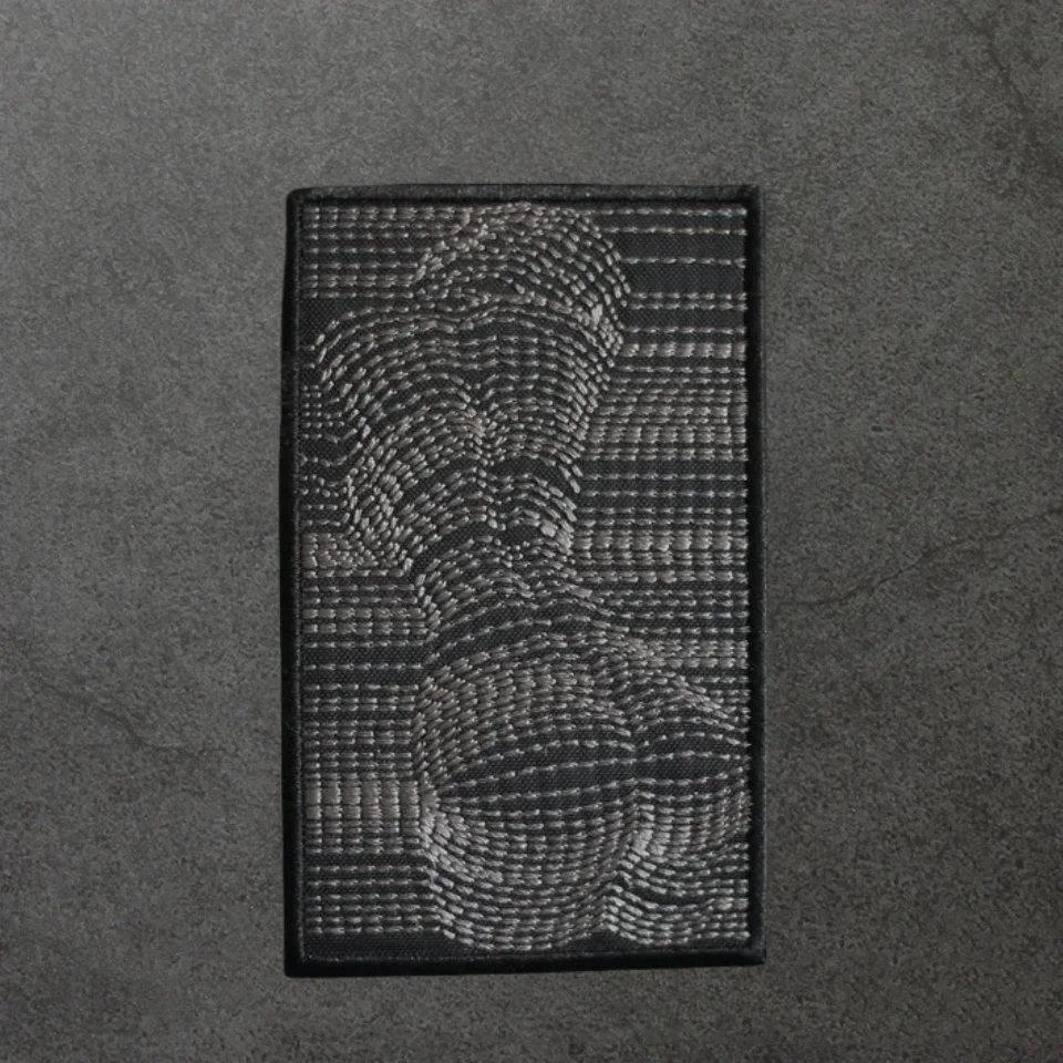 Parche táctico de chica de línea gris de ciencia ficción de arte Pop, bordado de gancho y lazo, brazalete, insignia de moral de belleza Sexy, pegatinas de mochila - imagen 3