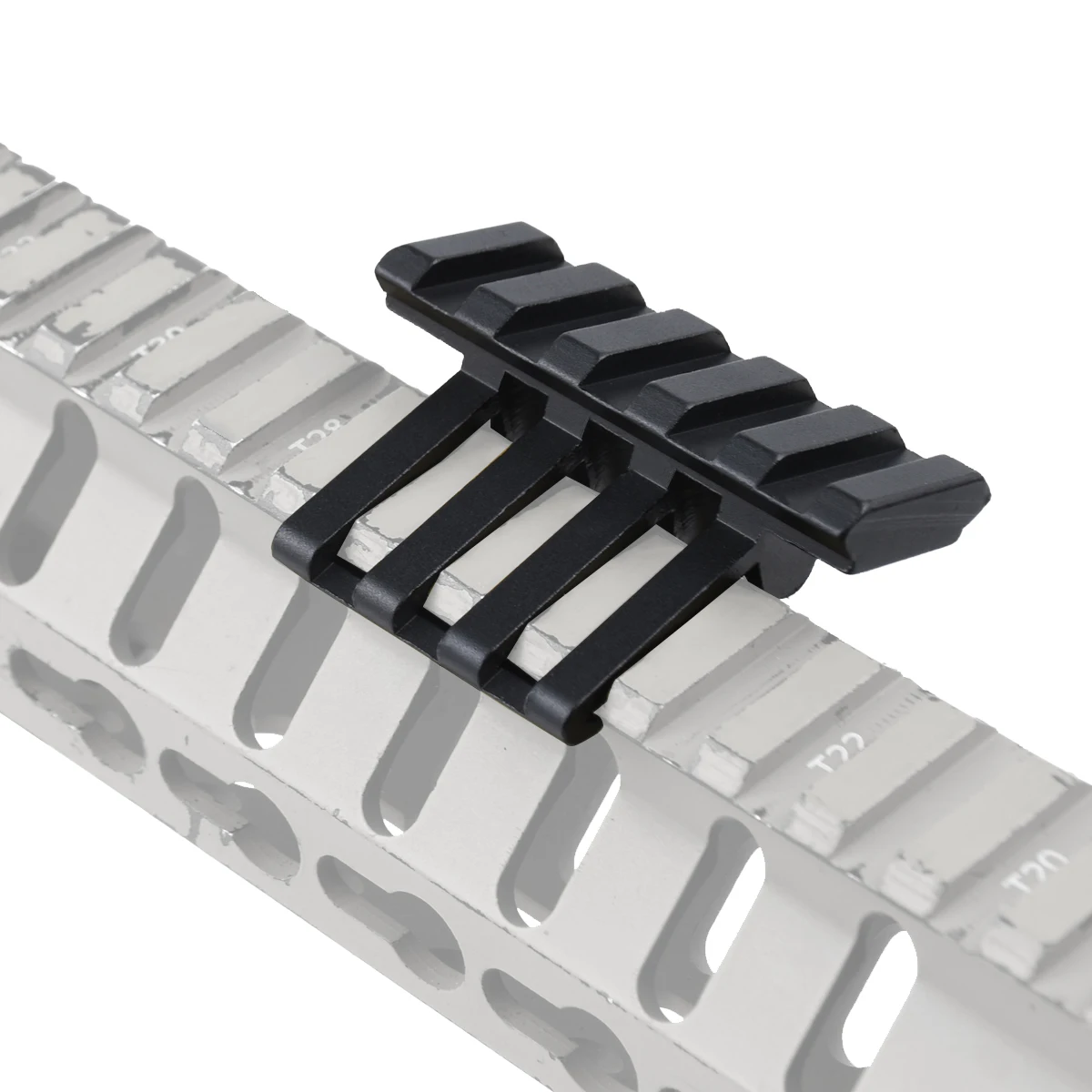 Montaje de alcance táctico de ángulo de 45 grados y 30 grados, riel lateral de aluminio, riel de visión RTS, adaptador de Base de pistola Airsoft de 20mm - imagen 4