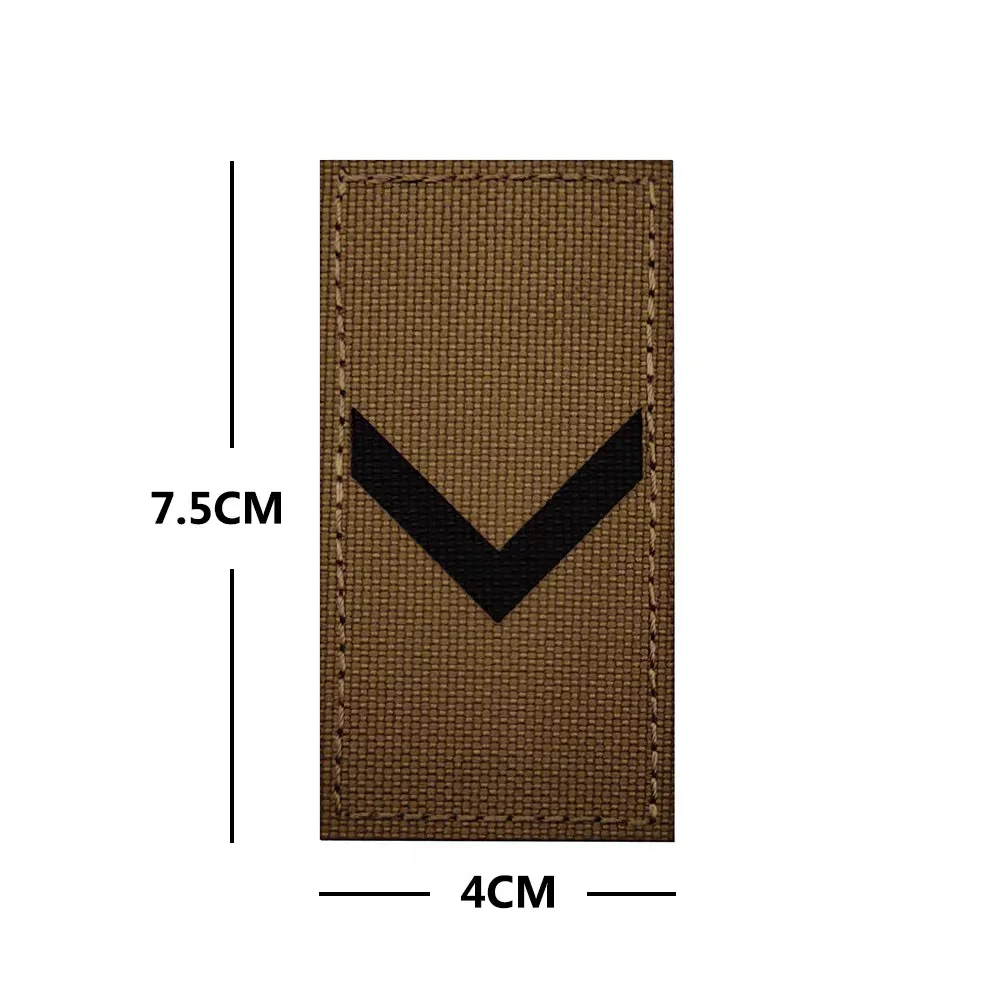 Parche reflectante del insignia de identificación del brazalete de advertencia de tela IR - imagen 4