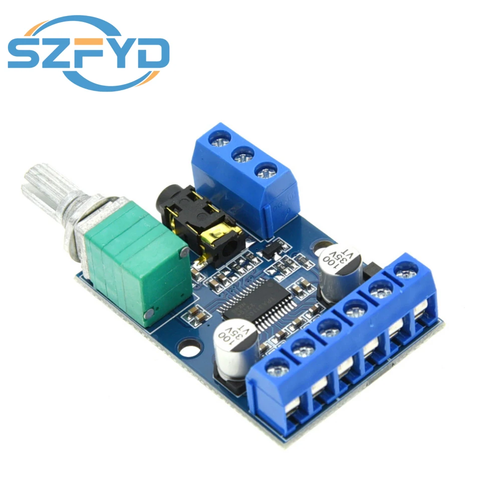 DY-AP3015 DC 8-24V 30W * 2 Clase D Placa amplificadora Digital estéreo de alta potencia de doble canal con potenciómetro de volumen ajustable - imagen 4