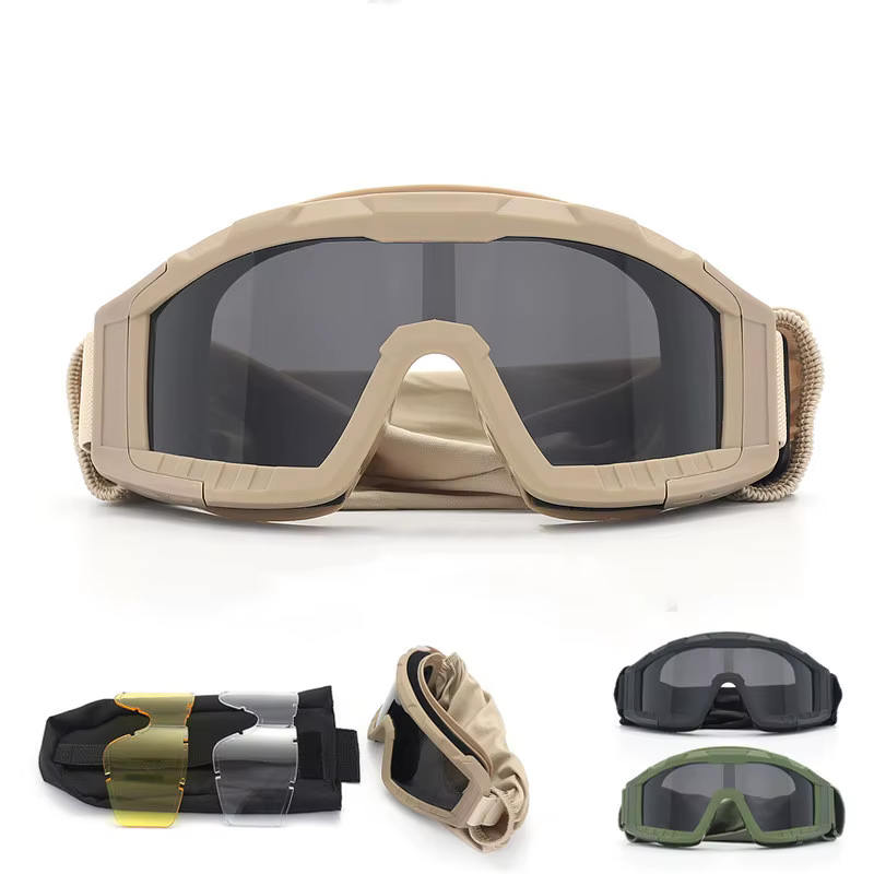 Gafas tácticas exteriores con lentes UV400 – protección polvo y viento - imagen 2