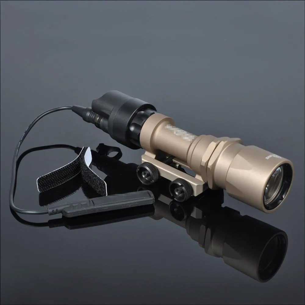 Linterna táctica Surefir M600 M951 superbrillante para caza, arma, luz de explorador con interruptor de presión remota con montaje QD - imagen 2