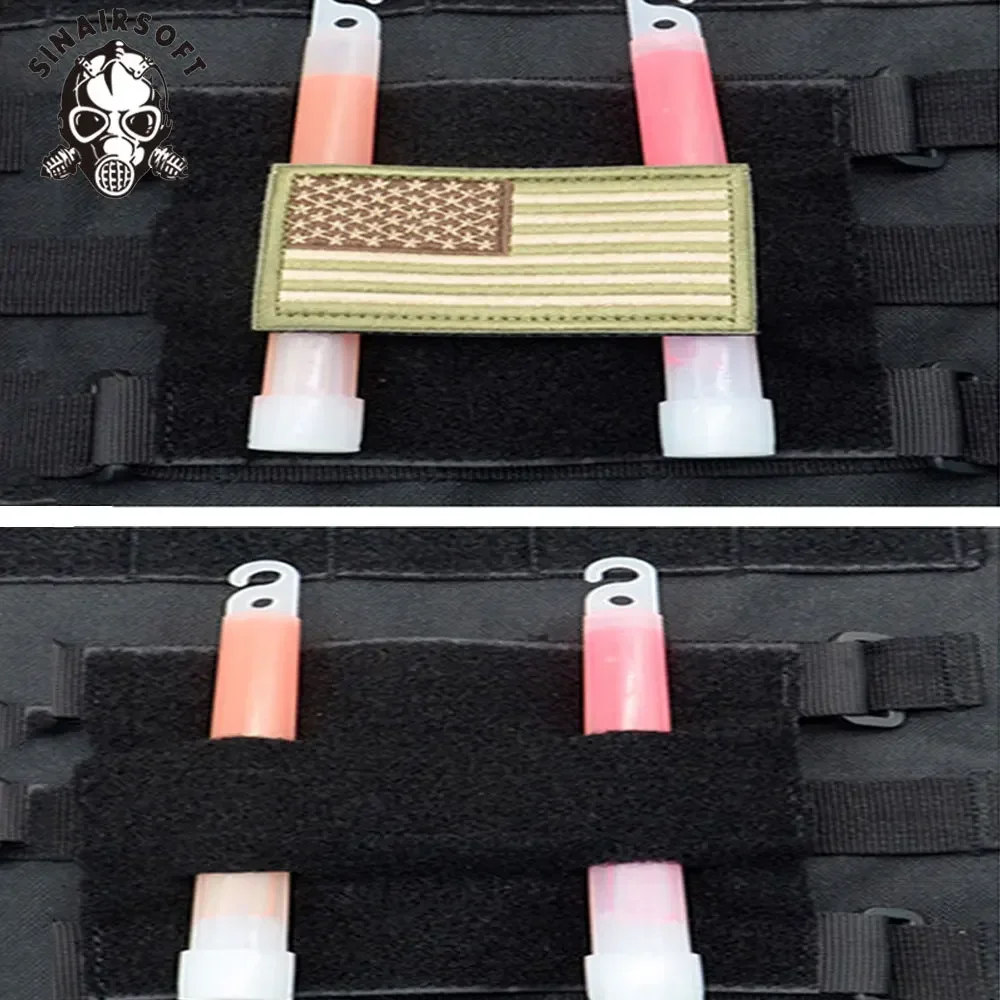 Parches Molle, accesorio, Panel de gancho y bucle, insignias DIY, soporte de exhibición de parches, bolsas, mochila, chaleco, convertidor, adaptador de cinta - imagen 5