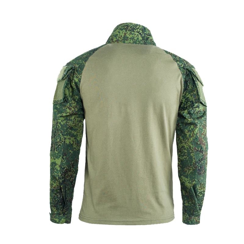 HAN WILD-Camiseta táctica CAMO, ropa de escalada, uniforme, camisetas de caza, camisa de combate resistente al desgaste, pantalones Cargo, rodilleras - imagen 4