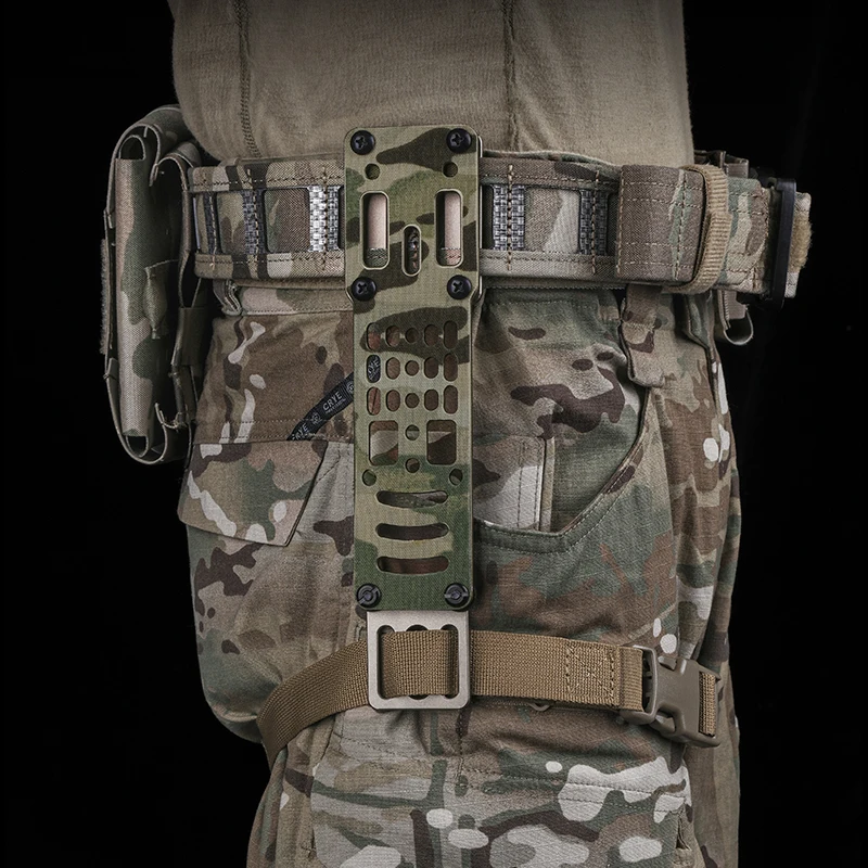 Parche de camuflaje para funda de pistola Modular de Metal, pierna de caída, plataforma de transporte, accesorios adaptadores QLS compatibles con Airsoft ajustables - imagen 4