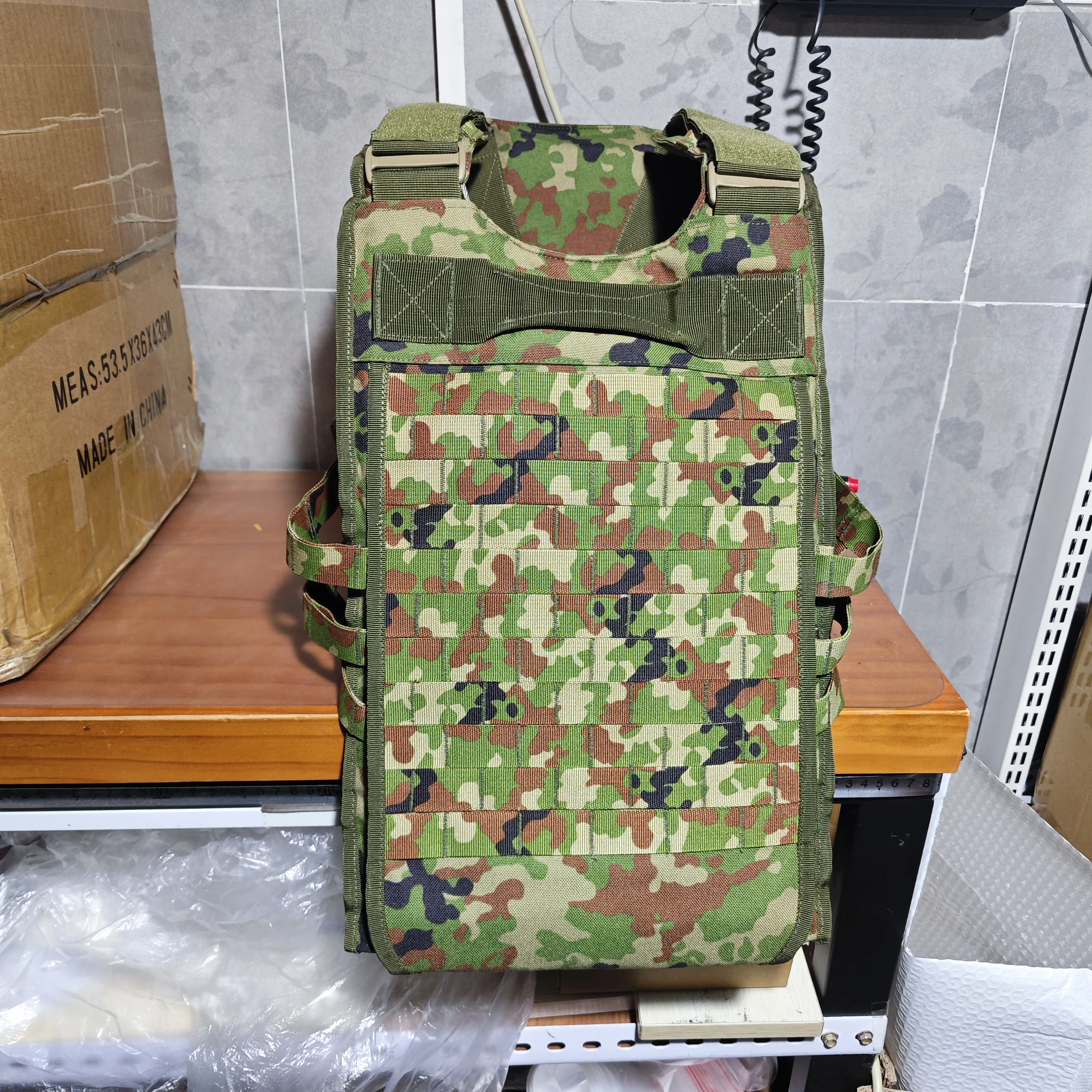 Chaleco táctico de caza JGSDF de camuflaje manchado japonés al aire libre nuevo - imagen 5