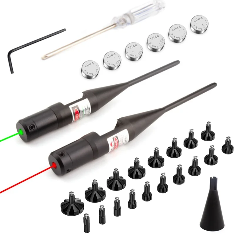 Calibrador láser rojo y verde, localizador de ajuste a cero, mira de Rifle, puntero láser, Glock - imagen 2