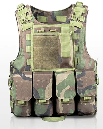 Chaleco de equipo de protección de tiro CS para niños al aire libre, caza, senderismo, entrenamiento, Camping, caza, chaleco táctico multifunción - imagen 5