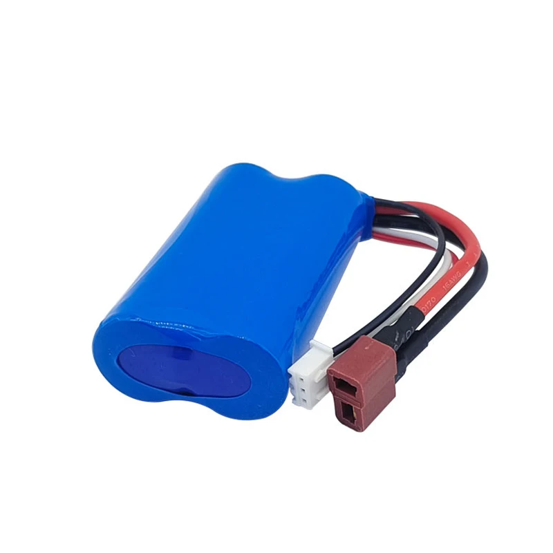 Batería lipo 2S 7.4V 3000mah 18650 para Wltoys 144001   A959-B A969-B A979-B K929-B 12428 12423 10428 Q39 recambios de coche teledirigido - imagen 5