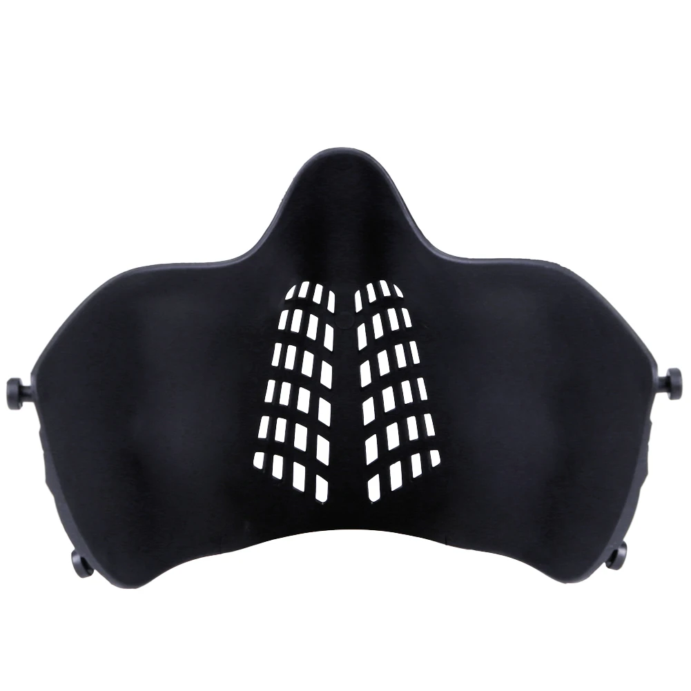 Máscara de malla protectora táctica para Airsoft, máscara militar de media cara, accesorios para fiesta de disfraces, casco CS - imagen 4