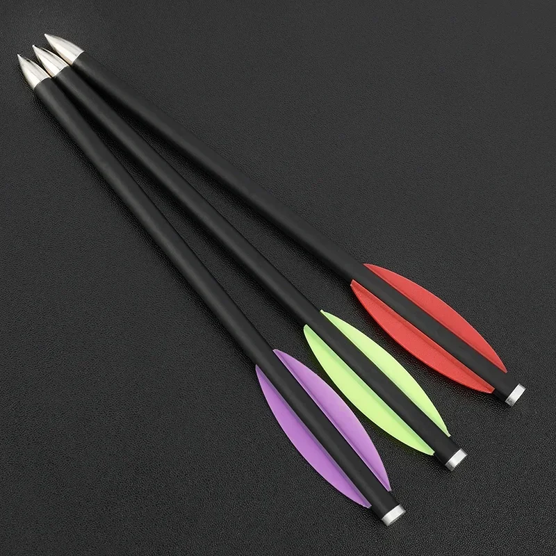 Flecha de ballesta de caza, 6/12/18/24 Uds., 6,3 ", flechas de carbono mezcladas, ID 4,2mm OD 6mm, pluma de goma para ballesta, tiro con arco, flecha - imagen 3