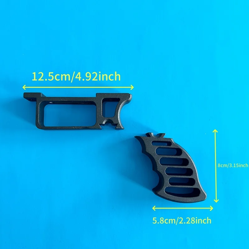 Mango de montaje de aleación de aluminio de aviación de alta resistencia, agarre táctico para caza, pesca, Camping, estructura ligera y resistente - imagen 2