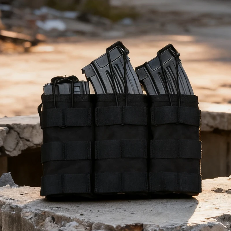 Pistola de aire táctica militar de una sola/doble/triple revista AK 7,62 5,56mm M4 AR 15 revista de rifle accesorios de caza