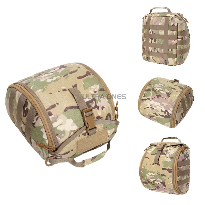 Bolsa táctica portacascos MOLLE impermeable para airsoft y paintball - imagen 5