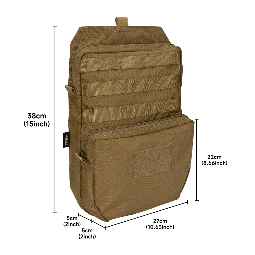 Spanker Bolsa de hidratación táctica MOLLE EDC para exteriores - imagen 2