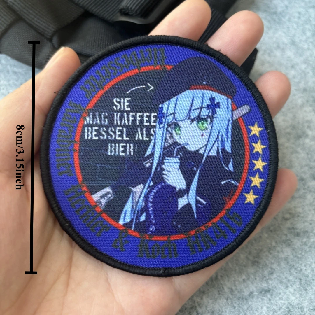 Parche táctico velcro anime – Insignia para mochila militar - imagen 5
