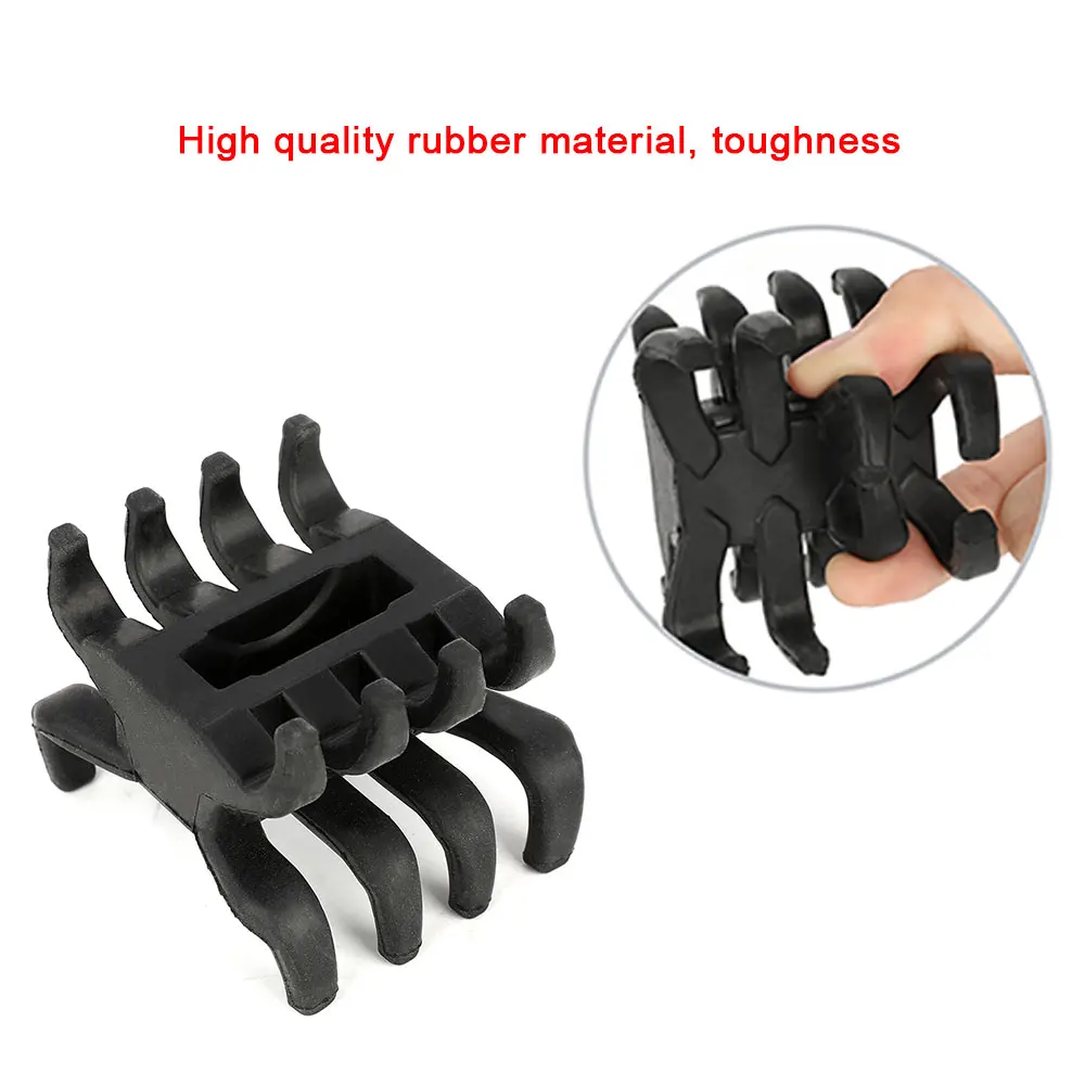 Estabilizador de extremidades de arco compuesto, amortiguador de goma de aleación de aluminio, amortiguador de vibración, fácil instalación, caza para tiro con arco - imagen 5