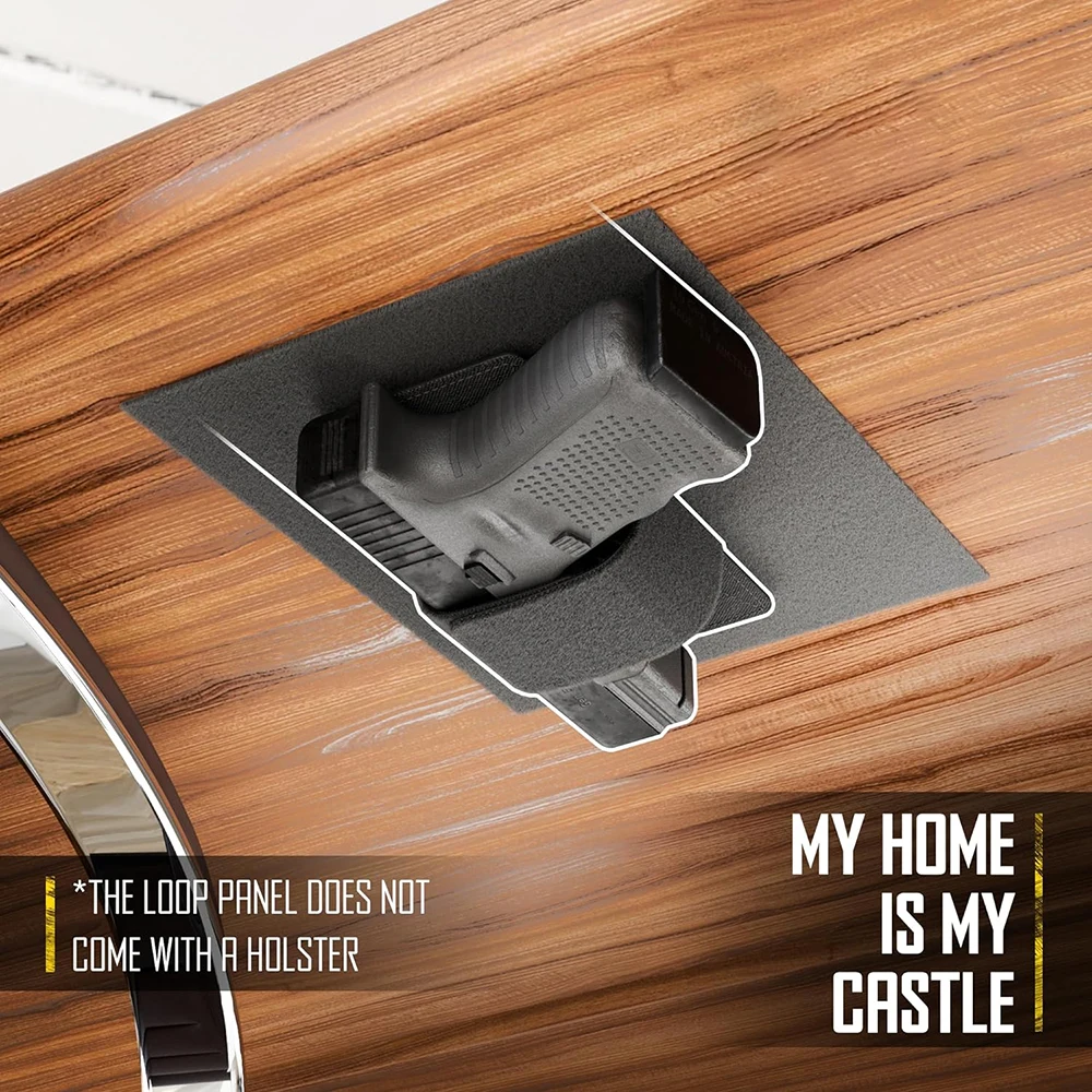 Funda de pistola Universal para transporte oculto, funda de pistola, almacenamiento de pistola, soporte de transporte oculto para riñonera, mochila - imagen 5