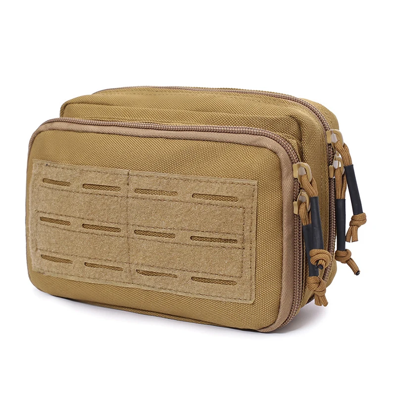 Bolsa de herramientas multifunción para montañismo y senderismo al aire libre, bolsa médica táctica MOLLE, bolsa de almacenamiento de escombros de Camping, bolsa militar EDC