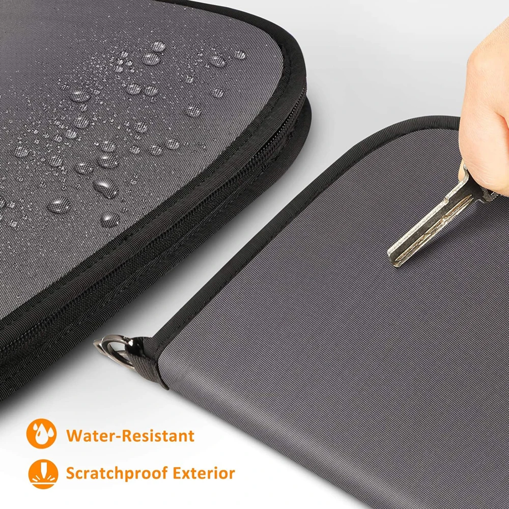 Funda para alfombra de pistola, funda acolchada suave para pistola de mano, bolsa de almacenamiento para pistola, bolsa con cremallera, bolsa portadora para pistolas compactas de tamaño completo - imagen 4