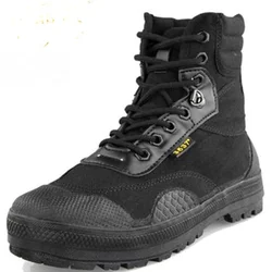 Botas tácticas camuflaje militar – Lona resistente con cordones para hombre