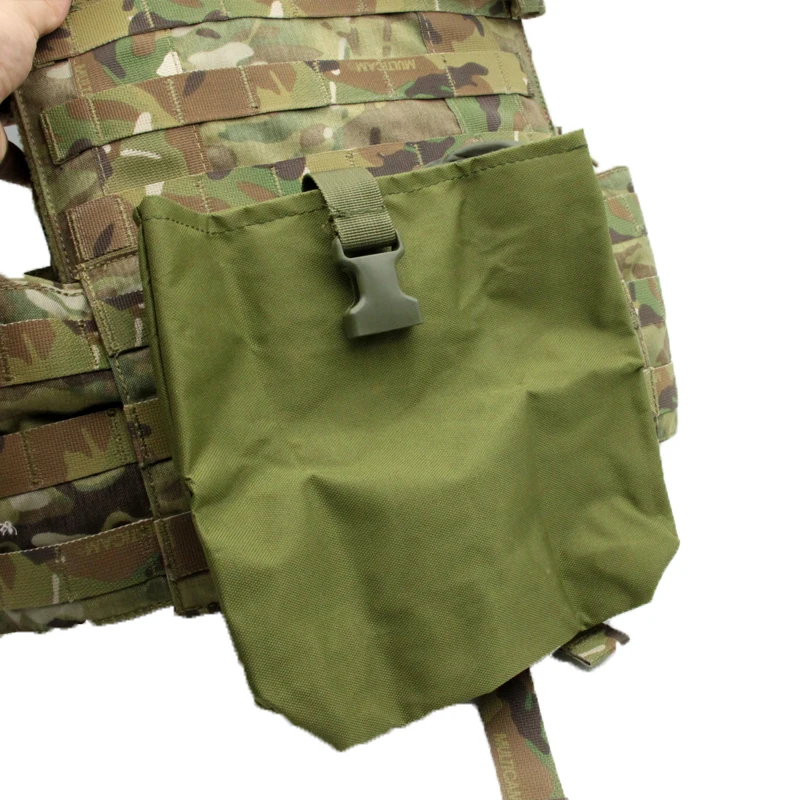 Ventiladores militares al aire libre con bolsa adjunta, bolsa de utilidad, bolsa de reciclaje, sistema Molle, almacenamiento plegable portátil - imagen 2
