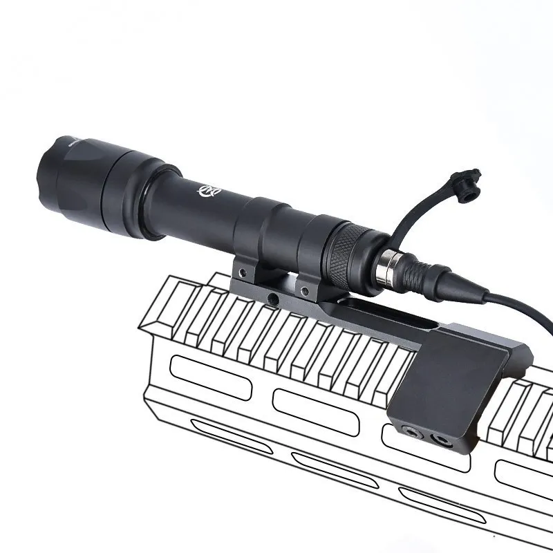 Linterna táctica WADSN M600C/M300A para rail Picatinny de 20mm - imagen 3