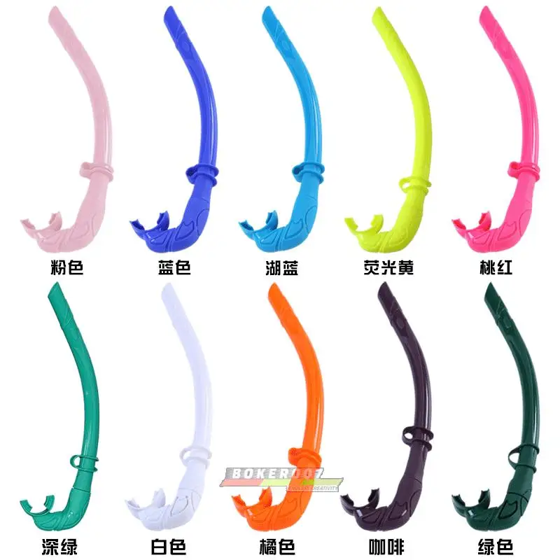 Tubo de respiración húmedo de silicona para buceo, manguera de respiración profesional, se puede plegar para almacenamiento - imagen 5