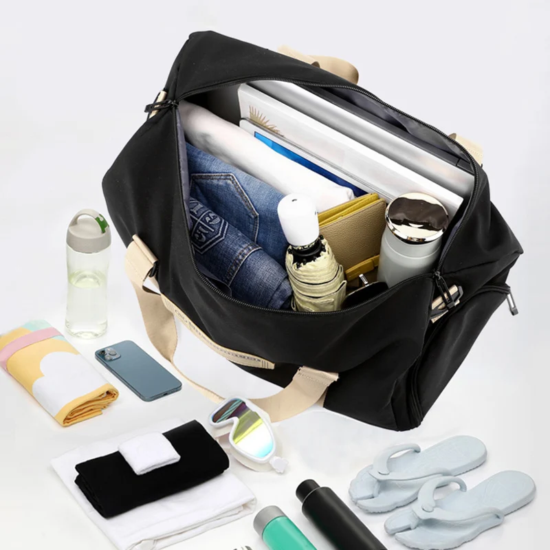 Bolsa deportiva para gimnasio, Fitness, Yoga, Camping al aire libre, senderismo, bolso de viaje de corta distancia, equipaje grande, bandolera de entrenamiento - imagen 4