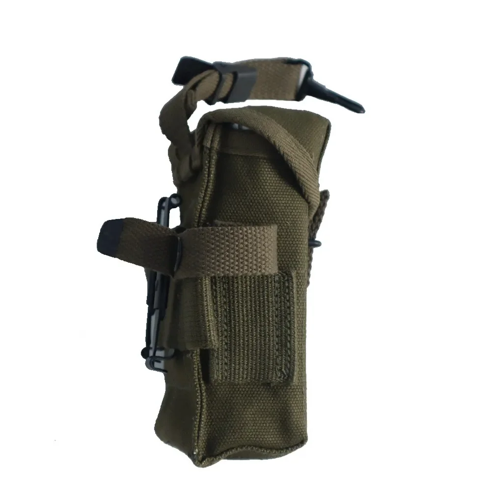 Segunda Guerra Mundial WW2 M1956 bolsa larga 20a Molle bolso duro réplica WW2 EE. UU. Vietnam, bolsa táctica de lona Universal para hombres - imagen 4