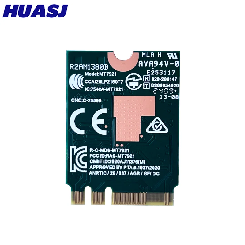 WIFI 6 MT7921 1800Mbps M.2 NGFF para Bluetooth 5,2 tarjeta WiFi inalámbrica de doble banda 2,4G/5GHz MU-MIMO 802.11ax adaptador Windows 10 11 - imagen 5