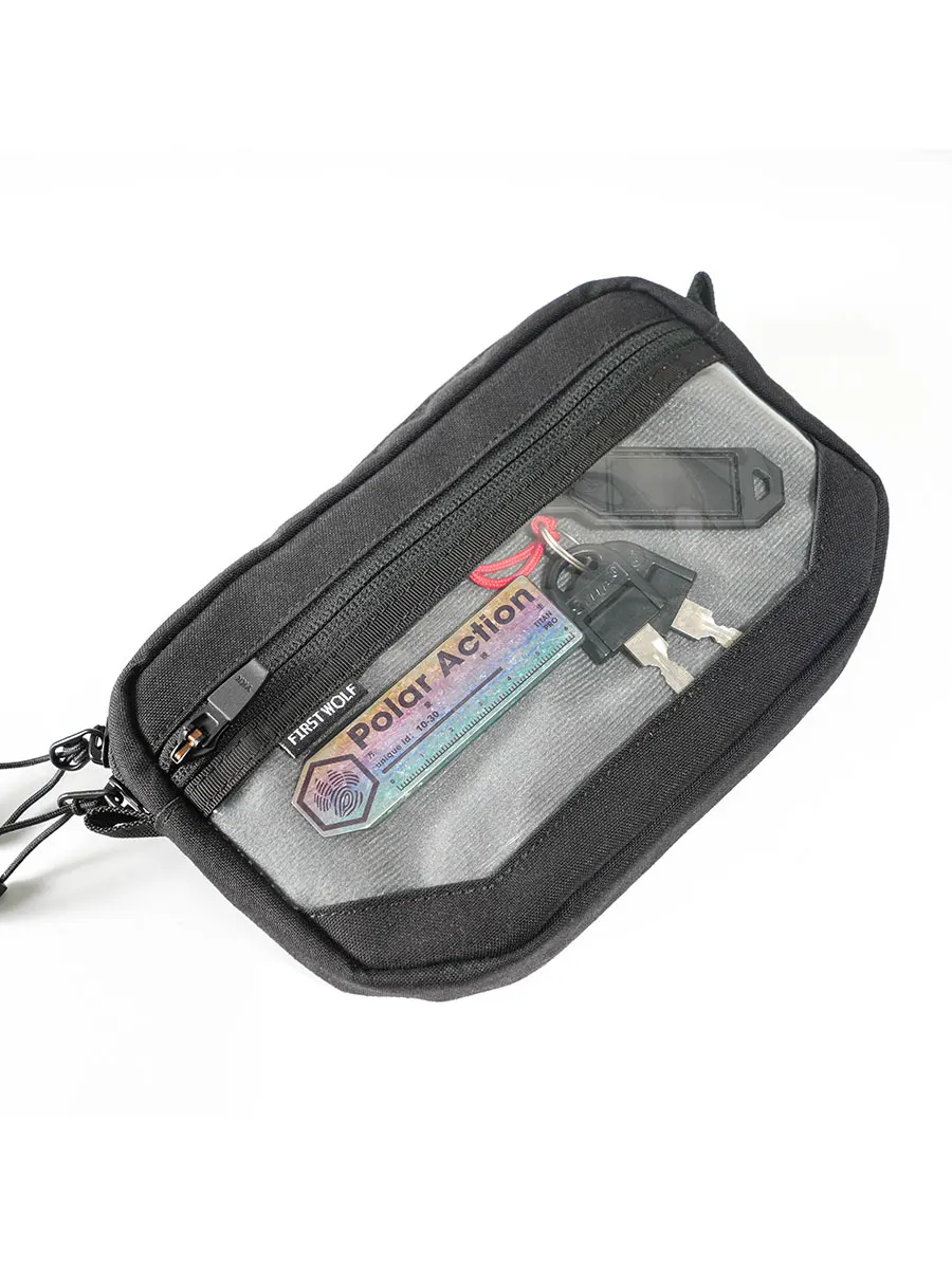 Carta de almacenamiento transparente de tamaño mediano para exteriores con ventana visible Molle Paquete Xpac impermeable - imagen 4