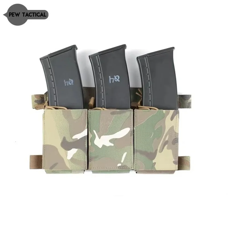 PEW Bolsa táctica triple para revistas 5.56/7.62 Airsoft - imagen 2